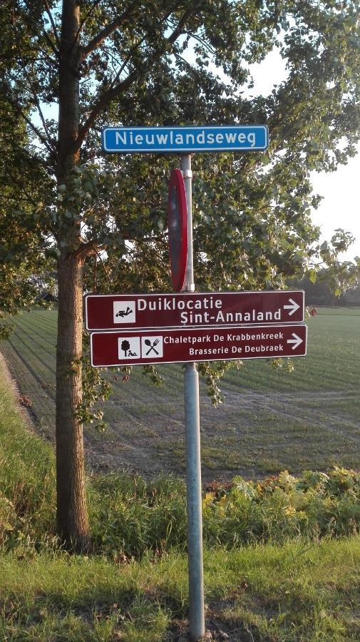 Het Boothuis Villa Sint-Annaland Eksteriør bilde